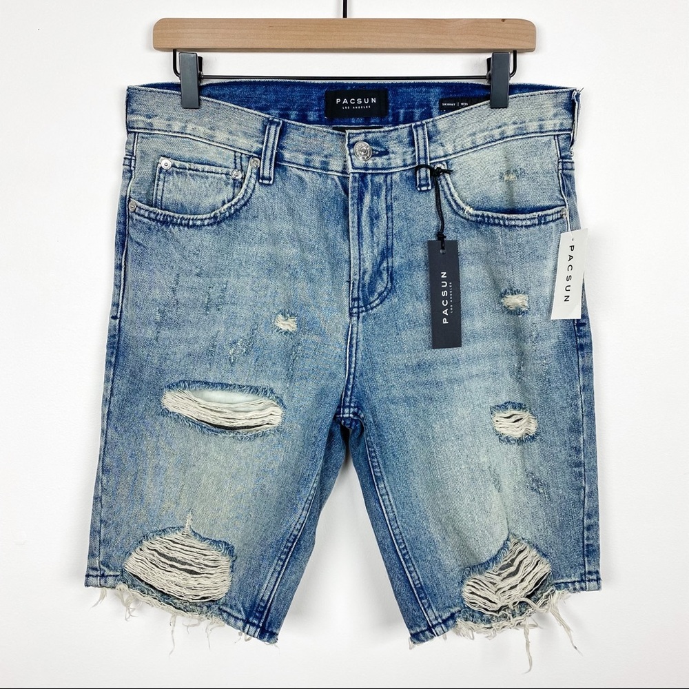 PacSun Size 31 Distressed Denim Shorts